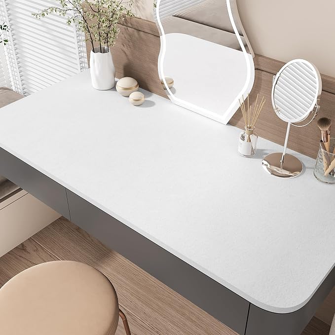 VEELIKE Self Adhesive Velvet Flocking Liner White Felt Drawer Liner - Image 6