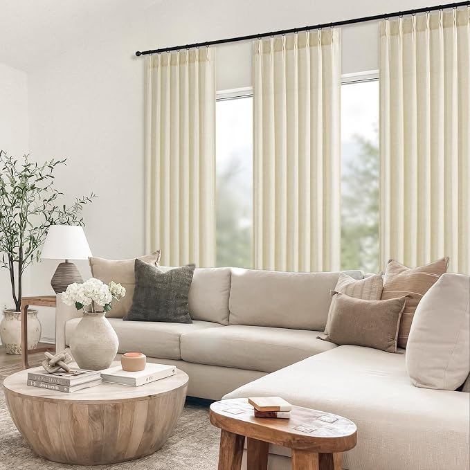 Topfinel Pinch Pleated 94 Inch Curtains 2 Panels - Image 8