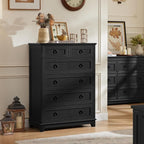 Joaxswe Farmhouse 6 Drawer Dresser - Image 8