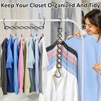 12 Pack Space Saving Hangers for Clothes, Sturdy Metal Hangers Heavy Duty Magic - Image 6