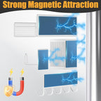 Magnetic Spice Rack for Refrigerator, 10 Pack Metal Magnetic Shelf, Moveable - Image 3