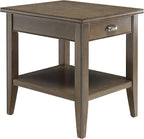 Leick Home Laurent End Table, Solid Wood, by LeickFurniture