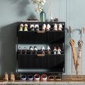 Shoe Cabinet Storage, Modern Freestanding Organizer by QIVOMIX