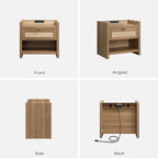 SICOTAS Night Stand Bed Side Table - Image 8