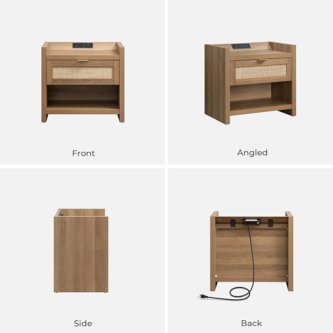 SICOTAS Night Stand Bed Side Table - Image 8