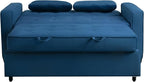 Serta Ainsley 66.5" Convertible Sleeper Loveseat, Full Size, Dreamcoil Comfort - Image 10
