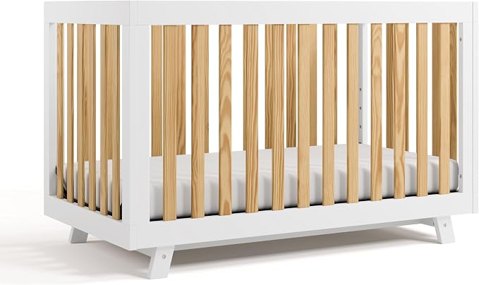 Storkcraft Beckett 3-in-1 Convertible Crib – GREENGUARD Gold Certified by Storkcraft