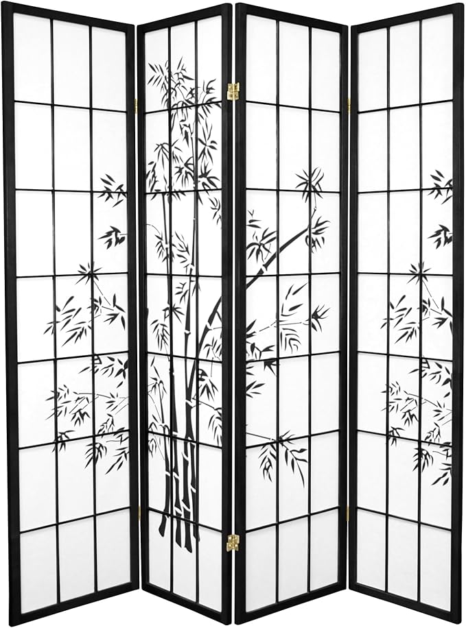 Red Lantern 6 ft. Tall Lucky Bamboo Shoji Screen by RedLantern