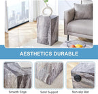 Coffee Table Set for 3, Living Room Table Set, Faux Marble Coffee Table and - Image 5