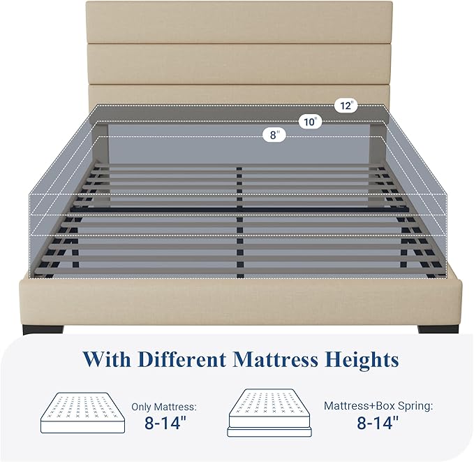 Allewie Full Size Platform Bed Frame - Image 7