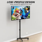 Mobile TV Cart Rolling TV Stand - Image 5