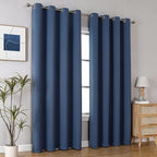 ChrisDowa Blackout Curtains for Bedroom and Living Room 80 Inches Long | 2 - Image 5