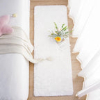 Chicrug Soft Runner Rug for Bedroom Living Room Plush Fluffy Rugs 2x6 | Shag - Image 5