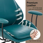 E-Motie Office Chair, Leather Desk Chair - Image 8