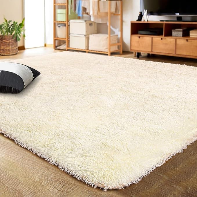 LOCHAS Area Rugs Fluffy Living Room Carpets by LOCHAS