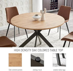 Zerifevni 46.4" Round Dining Table Set, Mid Century Modern Round Dining Table - Image 4