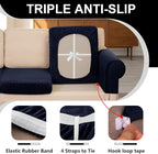 UNBBRRL Stretch Couch Backrest Cushion Cover - Image 3