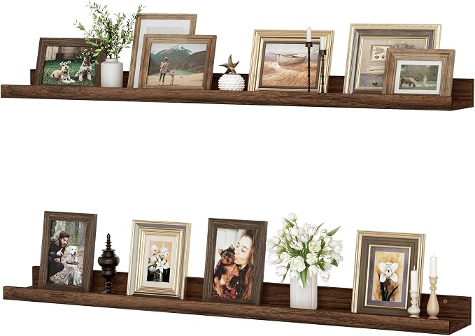 Floating Shelves for Wall, 36 inch Wood Floating Shelves Set of 2, Picture by Unknown