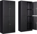 Yizosh Metal Storage Locking Cabinet by Yizosh