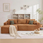 108" Boneless Couch Modular Sectional Sofa, L-Shaped Couch - Image 9