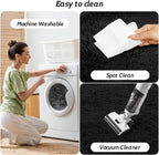 9x12 Area Rug Fluffy Shaggy Ultra Soft Faux Fur Non-Slip Machine Washable Carpet - Image 6