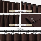 Joydeco 72 Inch Blackout Curtains - Image 3