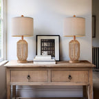 OYEARS 21" Boho Table Lamps Set of 2 - Image 2