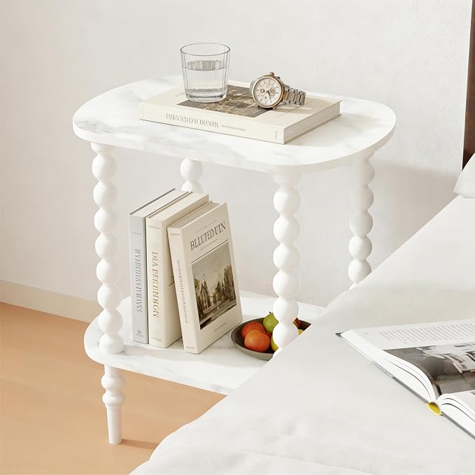 2-Tier Side Table, Small End Table - Image 7