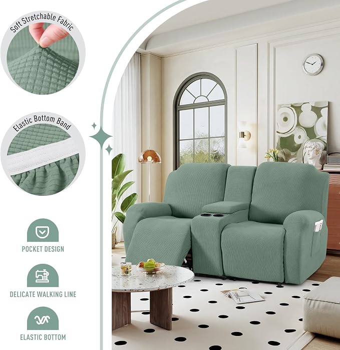 TAOCOCO Loveseat Recliner Cover - Image 3