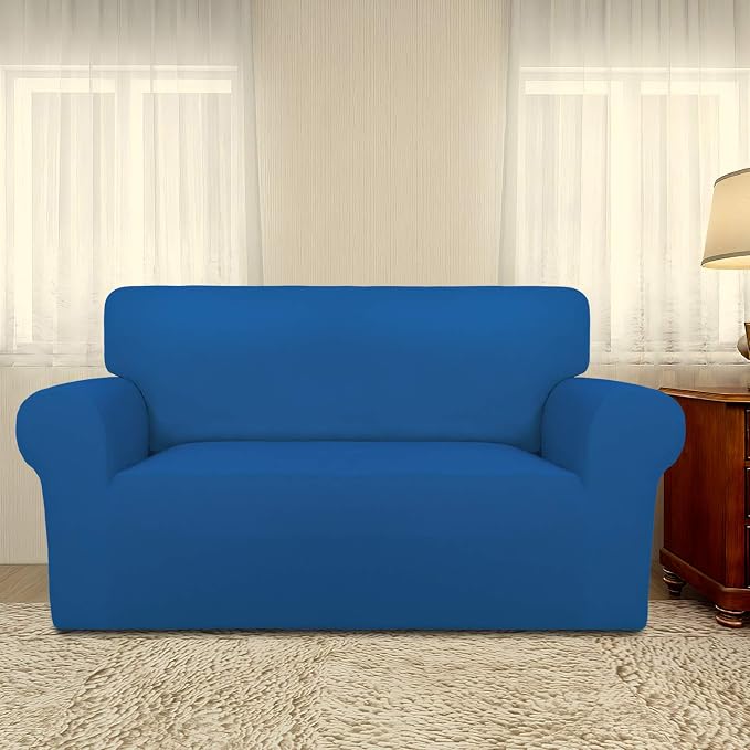 PureFit Stretch Loveseat Covers Fleece Couch Covers - Image 2
