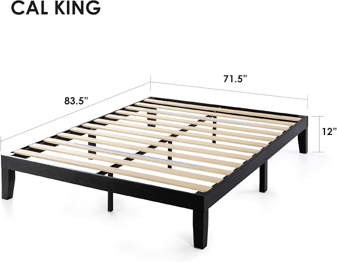 Mellow Naturalista Classic 12 Inch Solid Wood Platform Bed - Image 2