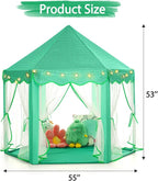 Monobeach Princess Tent Girls Green Large Playhouse Kids Castle Play Tent - Image 7
