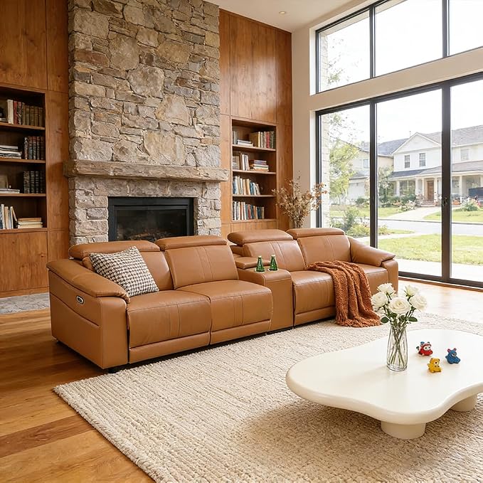 Power Recliner Sofa Set, Reclining Sectional Sofa Couch by PonlivingFurniture