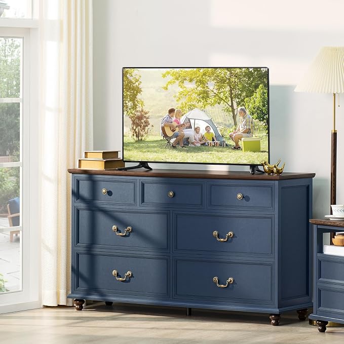 Joaxswe Farmhouse 54" 7 Drawers Dresser - Image 7