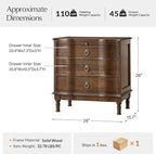 HULALA HOME Solid Wood End Table - Image 2