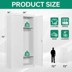 Letaya Metal Wardrobe Cabinets - Image 3