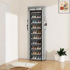 ROJASOP Shoe Rack with Covers 10 Tier Large Shoe Organizer Tall Shoe Closet - Image 2