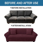 Sofa Slipcover with 2 Pillow Cover - Image 8