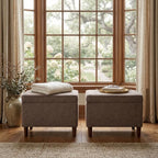 HomePop Home Decor | Dinah Collection Modern Storage Ottoman | Ottoman - Image 4