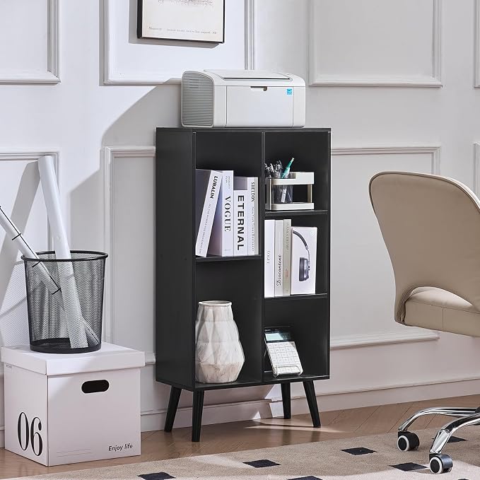 LEYAOYAO 5 Cube Bookshelf 3-Tier Bookcase - Image 3