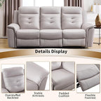 ANJ Oversized Power Reclining Loveseat Sofa Set of 2 - Image 6