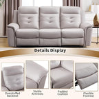 ANJ 3-Piece Faux Leather Power Recliner Sofa Set - Image 6