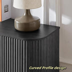 64'' Fluted TV Stand for TVs up to 75'', Modern Long Media Console - Image 7