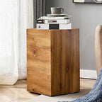 End Table, Side Table Living Room Table, Modern Sofa Couch Table, Faux Marble - Image 3