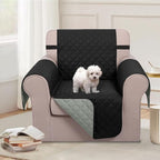 U-NICE HOME Reversible Recliner Chair Covers, Pet Friendly, Elastic Straps - Image 2