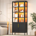 6-Tier Glass Display Cabinet by WOOWDEPOTBetterYourLife