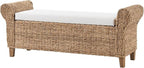 HULALA HOME Rattan Storage Bench - Image 8