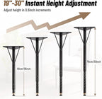 Adjustable Table Legs 19-30 Inch, Heavy Duty Steel Furniture Legs - Image 3