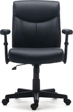 Staples Ergonomic Task Chair, Faux Leather, Adjustable Height - Image 5