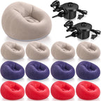 Realspring 6 9 12 Pcs Inflatable Bean Bag Chairs by Realspring